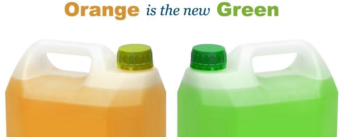 does it matter if you put two different colorsorange and pink of anit freeze in a car